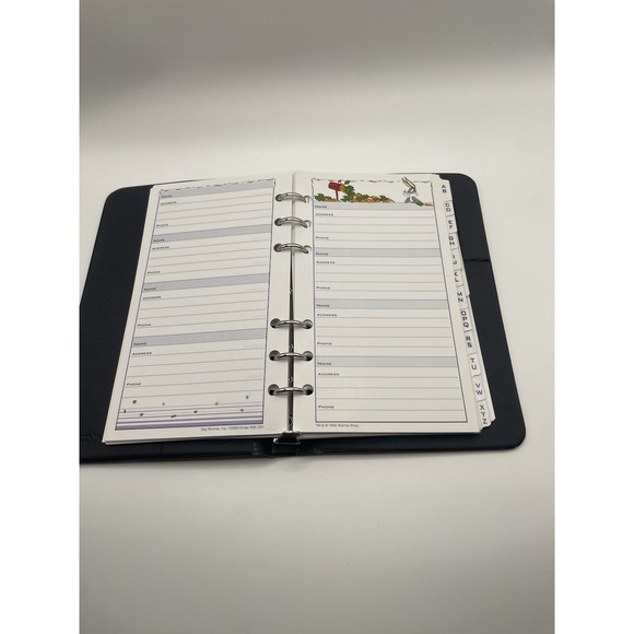 Vintage Looney Tunes Bugs Bunny Telephone Book 1997 Day Runner Unused - Picture 5 of 6